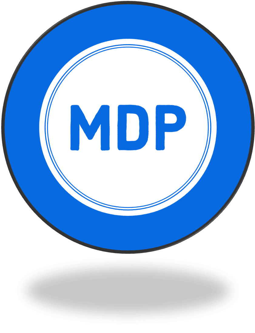 MDP Logo affordable web design for small business